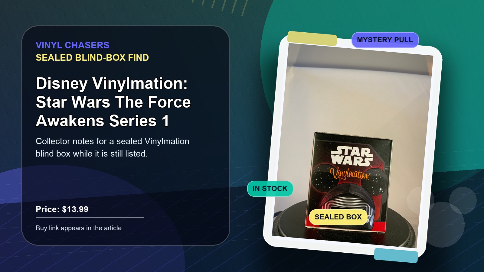 Disney Vinylmation: Star Wars The Force Awakens Series 1: Sealed Blind Box Collector Guide