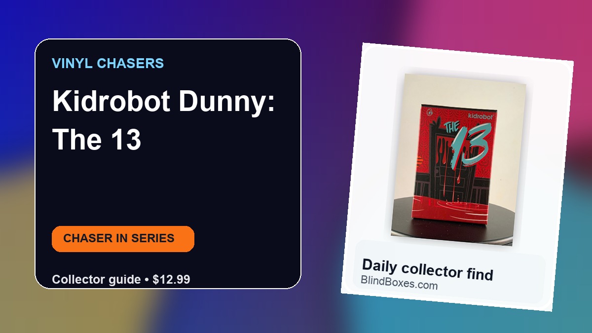 Kidrobot Dunny: The 13: Sealed Blind Box Collector Guide