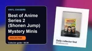 Collector guide artwork for Best of Anime Series 2 (Shonen Jump) Mystery Minis