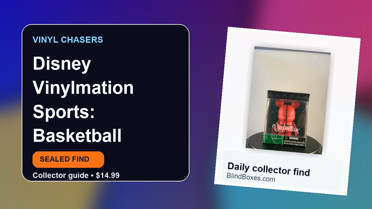 Disney Vinylmation Sports: Basketball: Sealed Collectable Toy Collector Guide