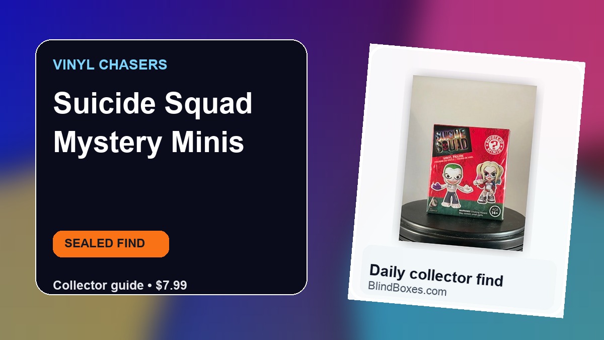 Suicide Squad Mystery Minis: Sealed Blind Box Collector Guide