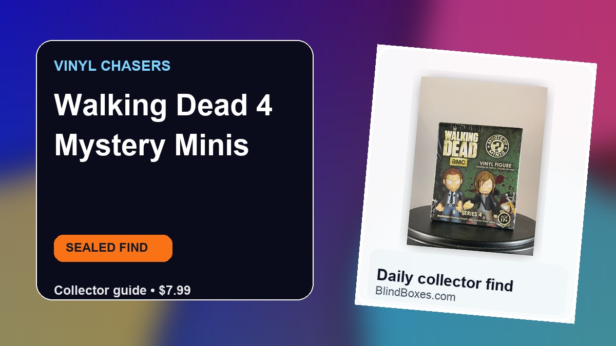 Walking Dead 4 Mystery Minis: Sealed Blind Box Collector Guide