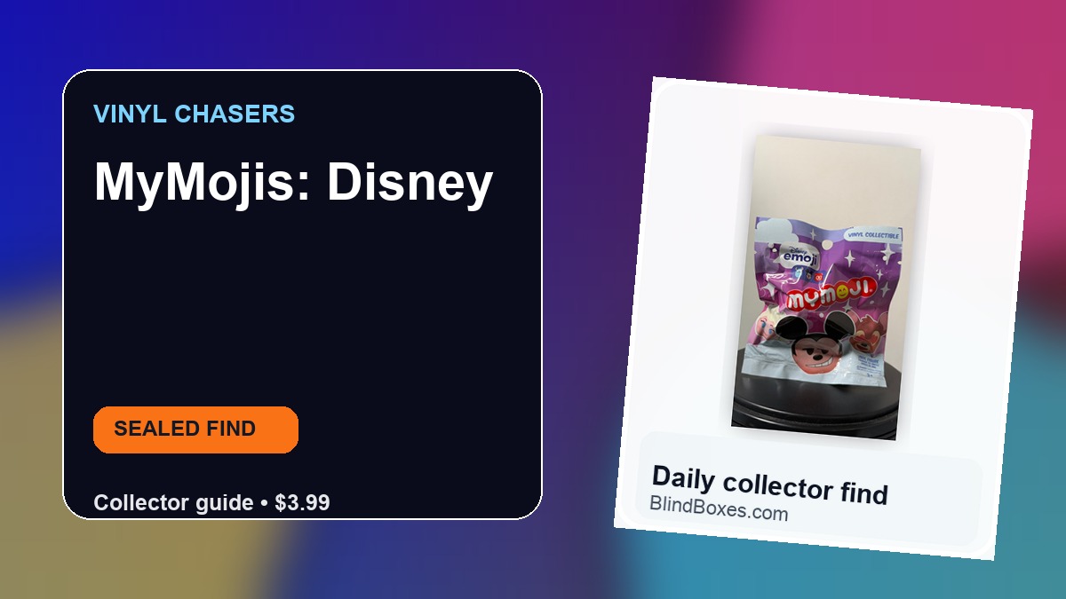 Collector guide artwork for MyMojis: Disney