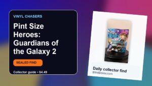 Collector guide artwork for Pint Size Heroes: Guardians of the Galaxy 2