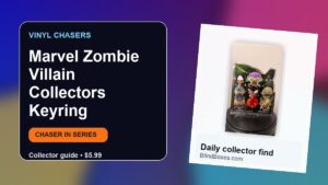 Collector guide artwork for Marvel Zombie Villain Collectors Keyring