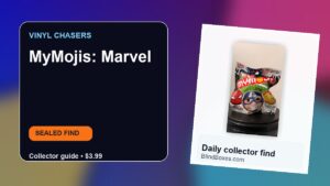Collector guide artwork for MyMojis: Marvel