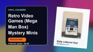Collector guide artwork for Retro Video Games (Mega Man Box) Mystery Minis