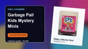 Collector guide artwork for Garbage Pail Kids Mystery Minis