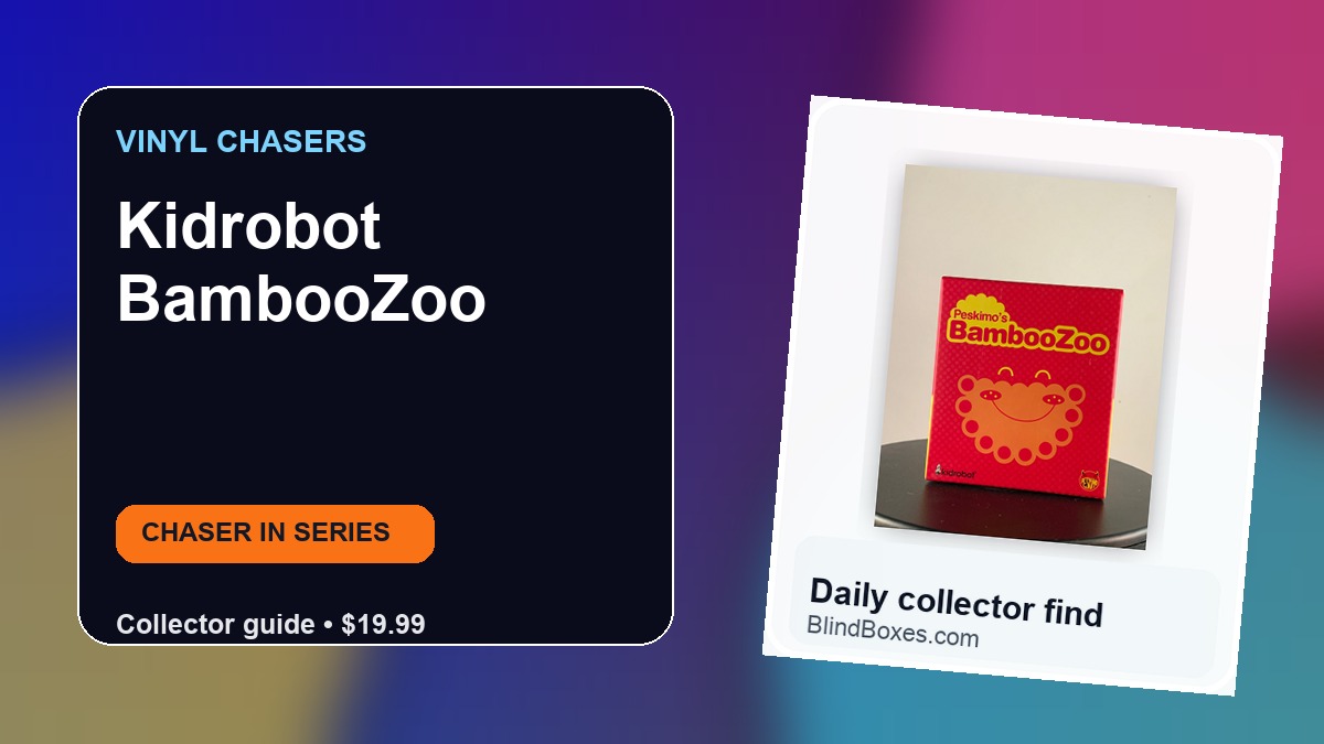 Collector guide artwork for Kidrobot BambooZoo