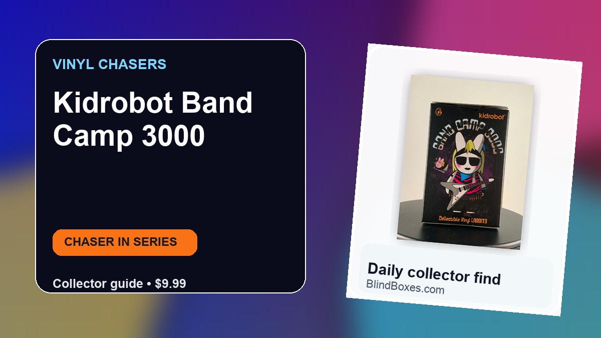 Collector guide artwork for Kidrobot Band Camp 3000