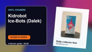 Collector guide artwork for Kidrobot Ice-Bots (Dalek)