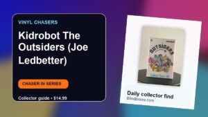 Collector guide artwork for Kidrobot The Outsiders (Joe Ledbetter)
