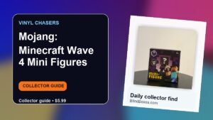 Collector guide artwork for Mojang: Minecraft Wave 4 Mini Figures