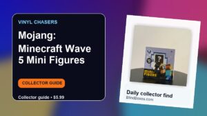 Collector guide artwork for Mojang: Minecraft Wave 5 Mini Figures