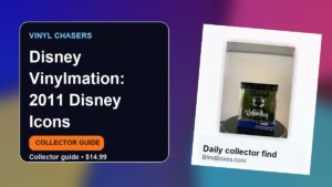 Collector guide artwork for Disney Vinylmation: 2011 Disney Icons