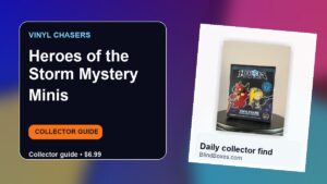 Collector guide artwork for Heroes of the Storm Mystery Minis