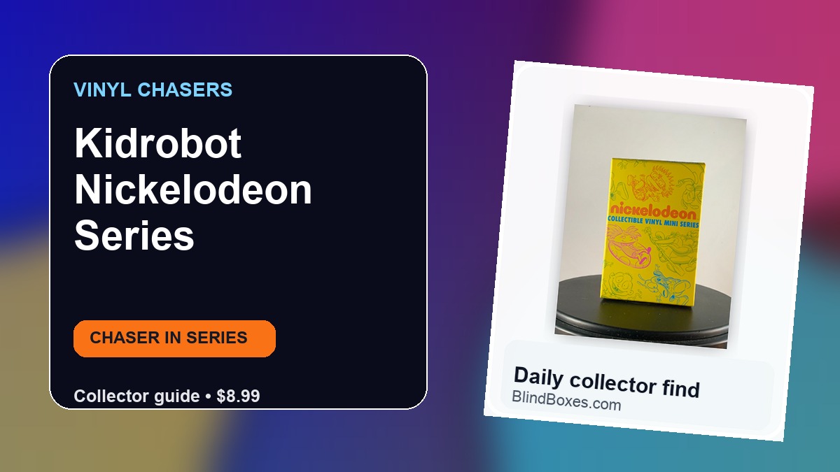Collector guide artwork for Kidrobot Nickelodeon Series