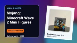Collector guide artwork for Mojang: Minecraft Wave 2 Mini Figures