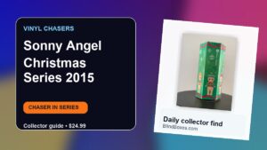 Collector guide artwork for Sonny Angel Christmas Series 2015