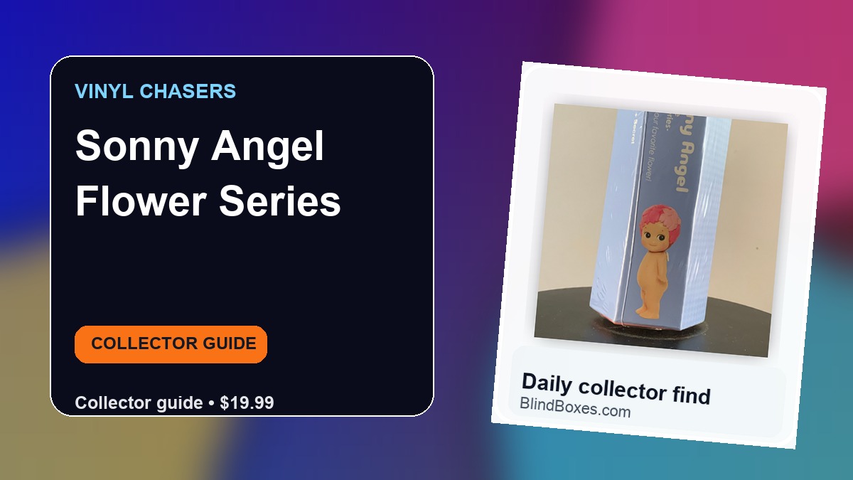 Collector guide artwork for Sonny Angel Flower Series